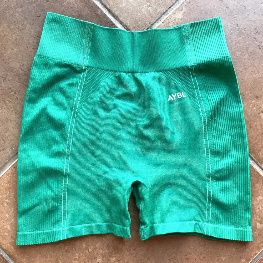 AYBL Bright Green Compression Athletic Shorts size XXL - Picture 5 of 5